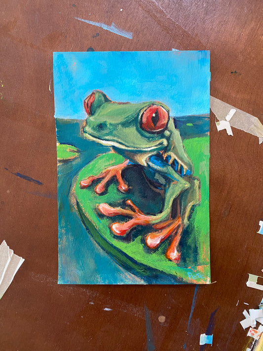 Tree Frog Postcard